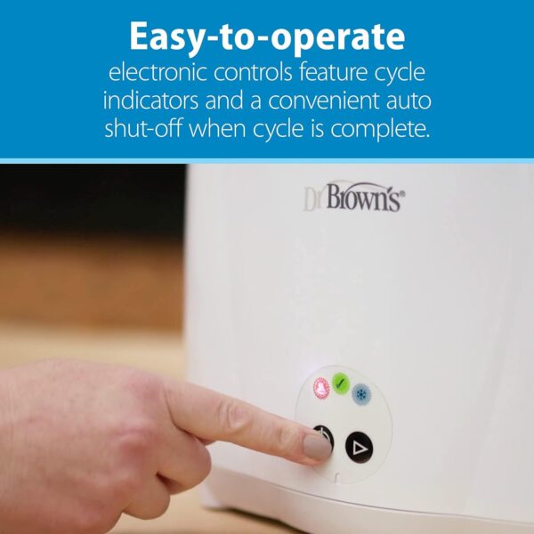 Dr. Brown’s Deluxe Electric Sterilizer for Baby Bottles and Other Baby Essentials - Image 2