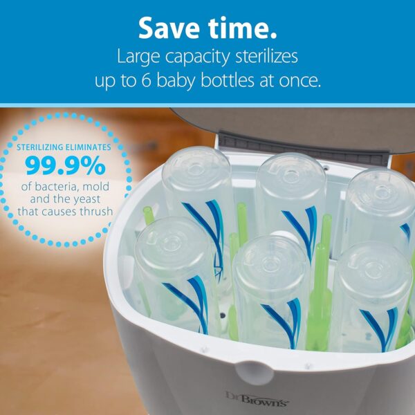 Dr. Brown’s Deluxe Electric Sterilizer for Baby Bottles and Other Baby Essentials - Image 4